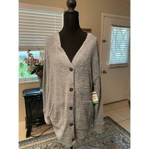 Women’s Oversized Super Comfy Honeydew Cardigan Sweater Size Small